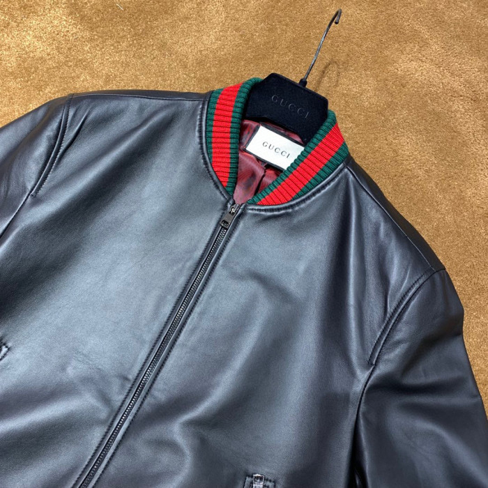 NIGO Gucci Men's And Women's Spring/autumn Fashion Casual Solid Color Zipper Cuff Elastic Long Sleeve Jacket #nigo532