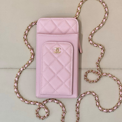 NIGO Chanel Women's Fashion Casual Leather Chain Logo Mobile Phone Bag Coin Purse Card Holder Bag Bags #nigo78386