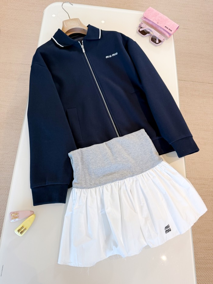 NIGO MiuMiu Men's and Women's Spring/Summer Fashion Casual Solid Color Collared Polo Neck Zipper Logo Letter Embroidered Jacket #nigo78397