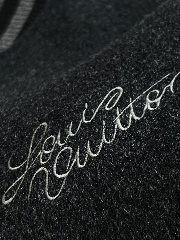 NIGO Louis Vuitton Men's Spring/autumn Fashion Casual Solid Color Single Breasted Suede Sheepskin Leather Jacket Sweatshirt Jacket #nigo78395