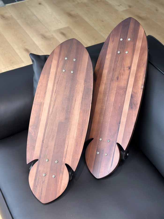 NIGO Chrome Hearts Retro Fashion Wooden Skateboard With Logo On The Back, High Street Solid Color Balance Skateboard  Accessories #nigo81512