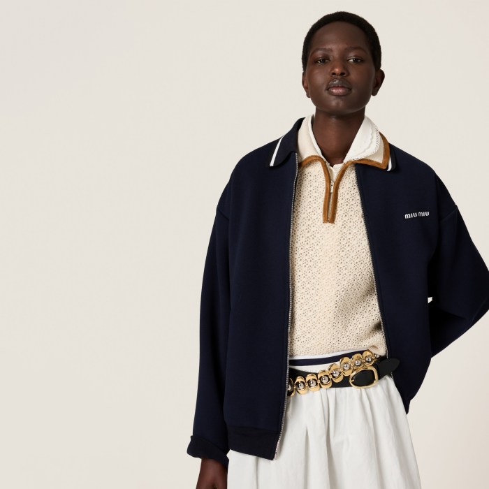 NIGO MiuMiu Men's and Women's Spring/Summer Fashion Casual Solid Color Collared Polo Neck Zipper Logo Letter Embroidered Jacket #nigo78397