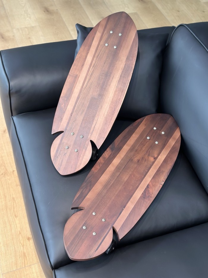 NIGO Chrome Hearts Retro Fashion Wooden Skateboard With Logo On The Back, High Street Solid Color Balance Skateboard  Accessories #nigo81512