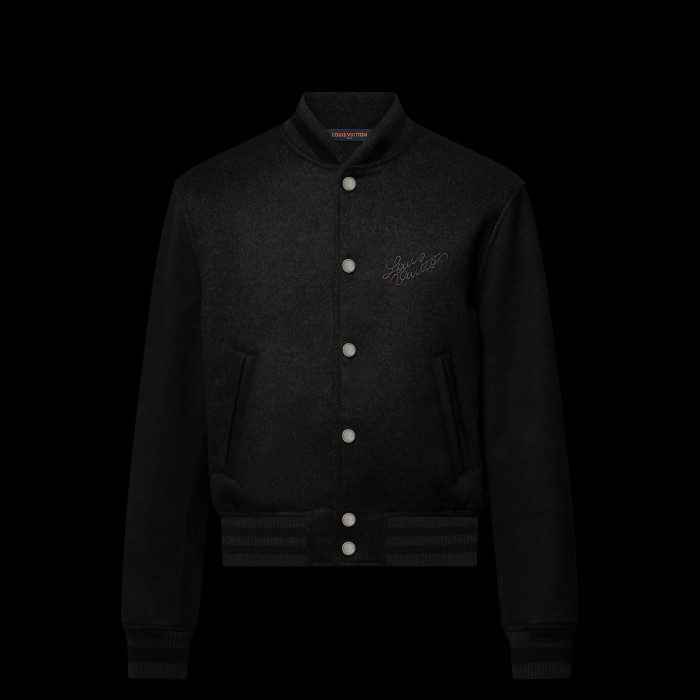 NIGO Louis Vuitton Men's Spring/autumn Fashion Casual Solid Color Single Breasted Suede Sheepskin Leather Jacket Sweatshirt Jacket #nigo78395