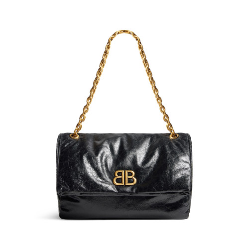 NIGO Balenciaga Men's And Women's Magnetic Buckle Flap Closure Indentation Calfskin Shoulder Crossbody Bag Bags #nigo73717