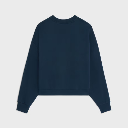 NIGO Celine Women's Fall/Winter Fashion Casual Oversized Flocked Print Letter Logo Crew Neck Long Sleeve Sweatshirt #nigo78459