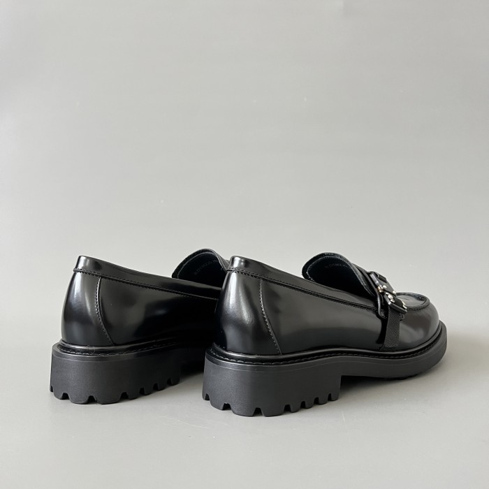 NIGO Dior  Men's Spring/Fall Fashion Classic Solid Color Leather Round Toe Slip On Casual Shoes #nigo78526