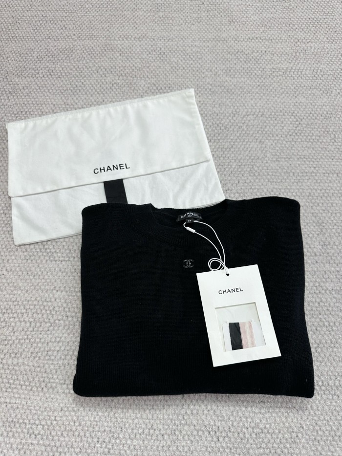 NIGO Chanel Women's Spring/Fall Fashion Casual Crew Neck Long Sleeve Cashmere Sweater #nigo78519