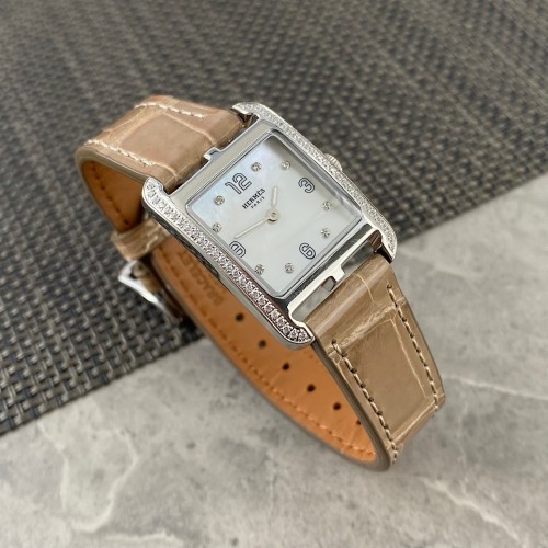 NIGO Hermes Cape Cod Women's Fashion Classic Minimalist Quartz Movement Genuine Leather Strap Watch Accessories #nigo78528