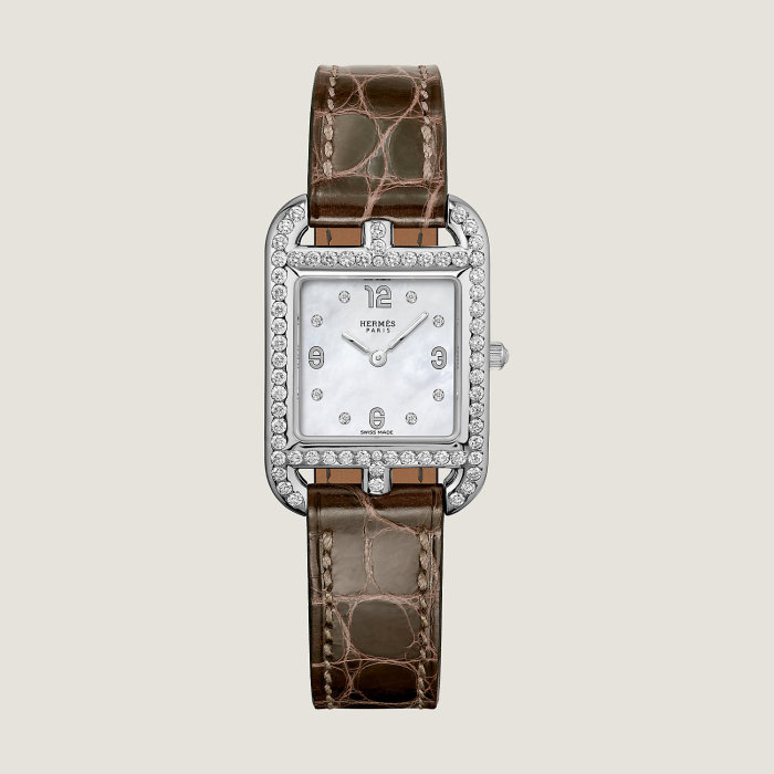 NIGO Hermes Cape Cod Women's Fashion Classic Minimalist Quartz Movement Genuine Leather Strap Watch Accessories #nigo78528