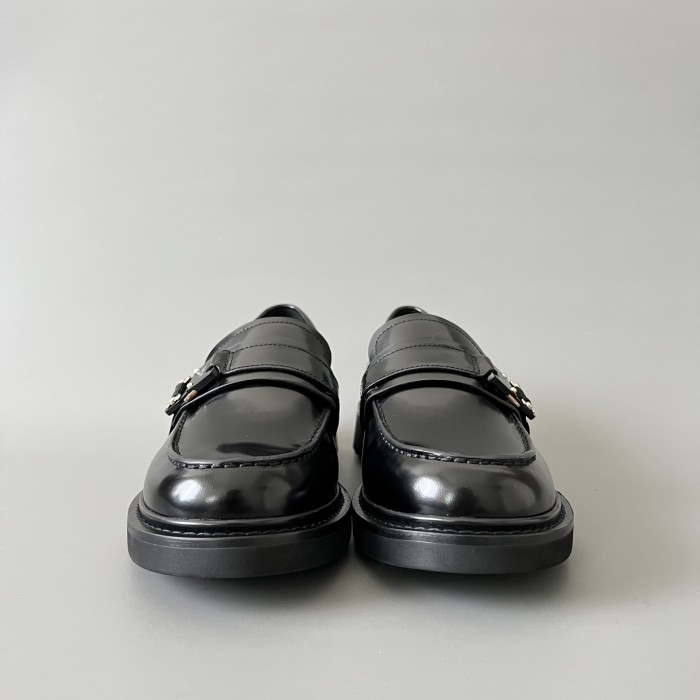 NIGO Dior  Men's Spring/Fall Fashion Classic Solid Color Leather Round Toe Slip On Casual Shoes #nigo78526