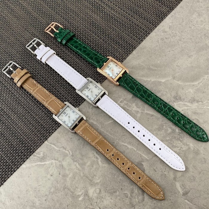 NIGO Hermes Cape Cod Women's Fashion Classic Minimalist Quartz Movement Genuine Leather Strap Watch Accessories #nigo78528