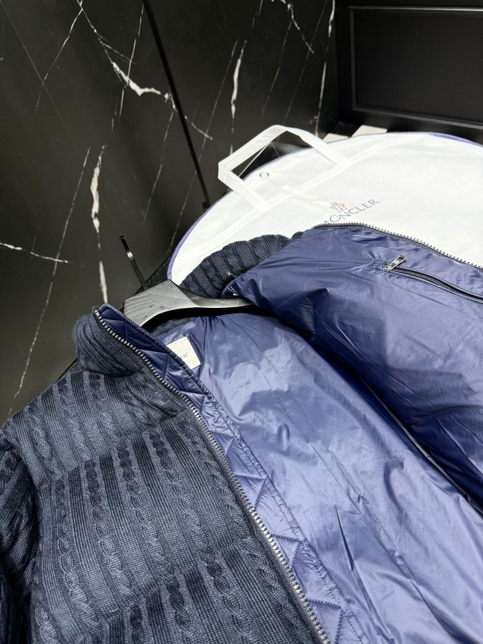 NIGO Moncler Men's & Women's Fall/Winter Logo Stand Collar Solid Color Zipper Long Sleeve Slim Fit Puffer Down Jacket #nigo81529