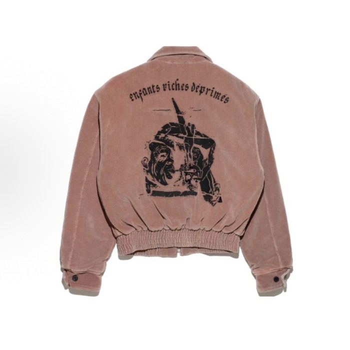NIGO Enfants Riches Deprimes Men's Spring/fall Fashion Casual Lapel Zipper Embroidered Logo Print Drop Shoulder Long Sleeve Jacket #nigo78544