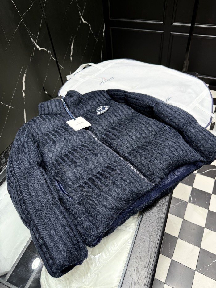 NIGO Moncler Men's & Women's Fall/Winter Logo Stand Collar Solid Color Zipper Long Sleeve Slim Fit Puffer Down Jacket #nigo81529