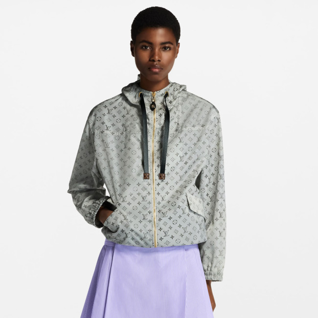NIGO Louis Vuitton Monogram Hooded Parker Coat Women's Fall And Winter Fashion Trend Printed Drawstring Hooded Jacket #nigo81457