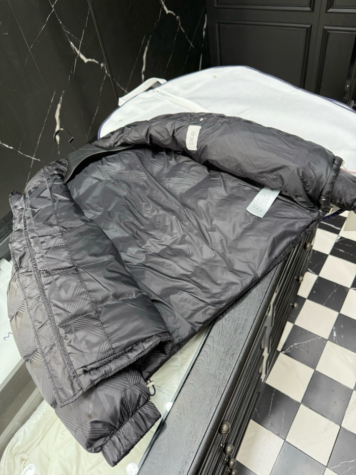 NIGO Dior Men's Fall/Winter Stand-Up Collar Logo All-Over Print Zipper Solid Color Casual Long-Sleeve Warm Puffer Down Jacket #nigo81528