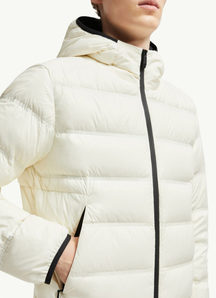 NIGO Moncler Men's & Women's Gardy Hooded Short Puffer Down Jacket Fall/Winter Solid Color Zipper-Front Slim Fit Down Jacket #nigo81531