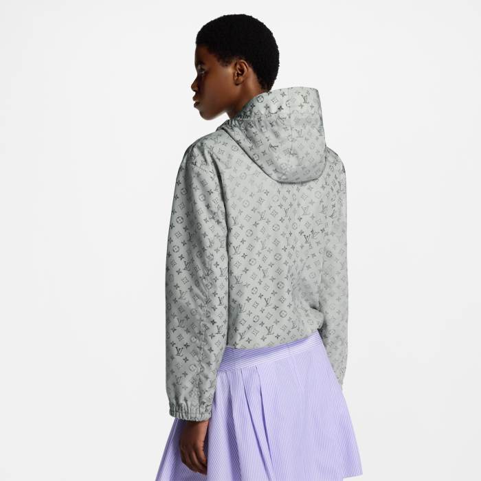 NIGO Louis Vuitton Monogram Hooded Parker Coat Women's Fall And Winter Fashion Trend Printed Drawstring Hooded Jacket #nigo81457