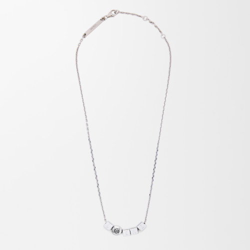 NIGO Loewe Women's Fashion Classic Cube Engraved Diamond Shaped Buckle Minimalist Necklace Bracelet Jewelry Accessories #nigo78551