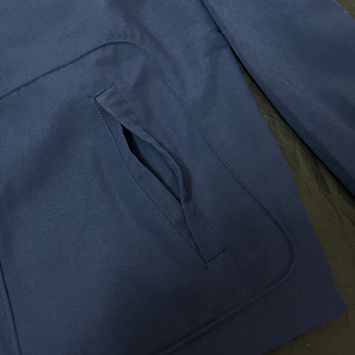 NIGO Prada Men's Spring/Fall Casual Fashion Solid Color Logo Collar Zipper Cotton Blend Long Sleeve Short Jacket #nigo78559