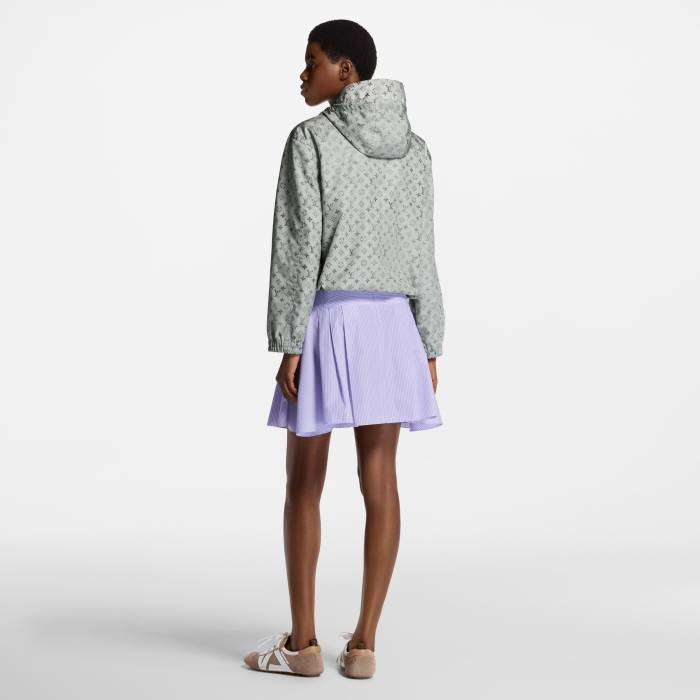 NIGO Louis Vuitton Monogram Hooded Parker Coat Women's Fall And Winter Fashion Trend Printed Drawstring Hooded Jacket #nigo81457