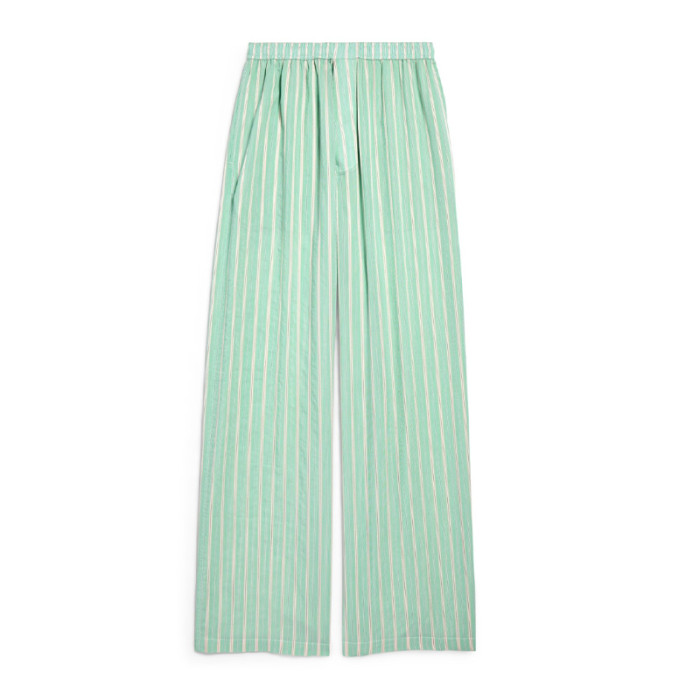 NIGO Balenciaga Men's & Women's Striped Elastic Waist Cotton Solid Color Loose-Fit Pajama Pants All-Season Casual Long Pants Ngvp #nigo2346