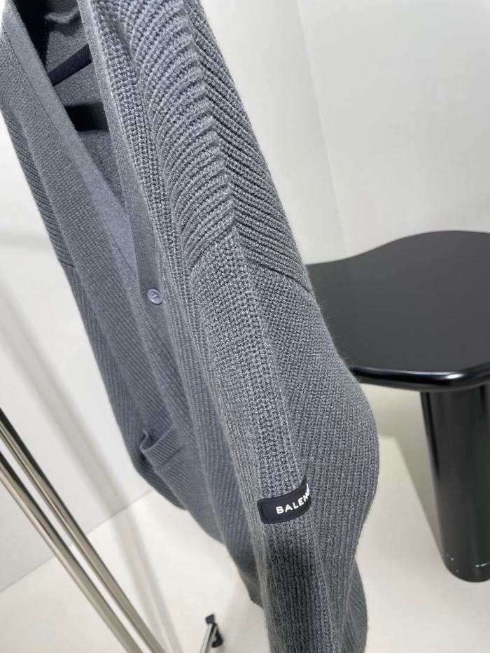NIGO Balenciaga Men's And Women's Spring/fall Fashion Casual V-neck Single Button Wool Knit Cardigan #nigo78622