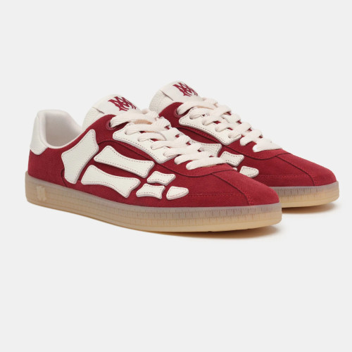 NIGO Amiri Pacific Bones Men's Women's High Street Suede Couple Sneakers Bone Woven Pattern Fashion Trend Casual Shoes #nigo81611