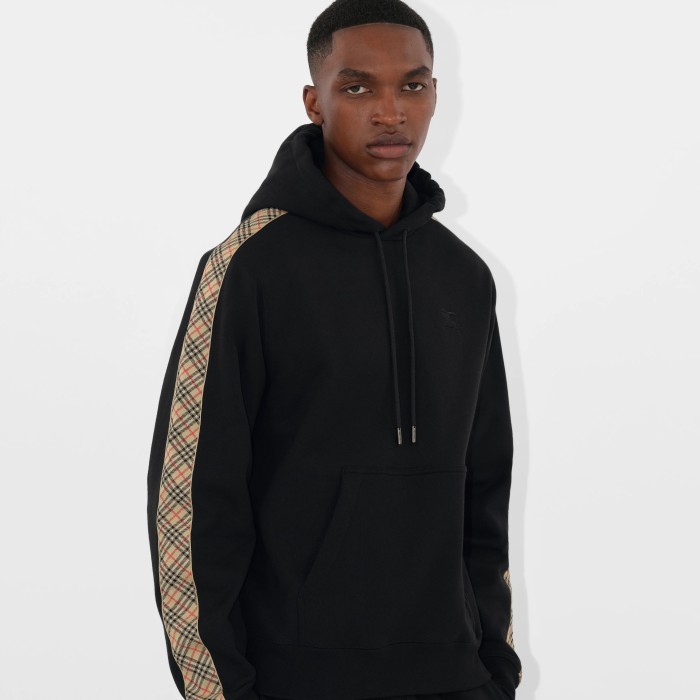 NIGO Burberry Men's Spring/Fall Fashion Casual Hooded Zipper Checkered Decorative Cotton Hoodie Jacket #nigo78598