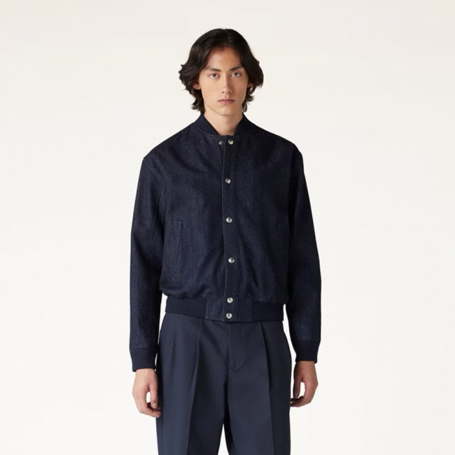NIGO Loro Piana Men's Spring/Fall Solid-Color Cotton-Blend Cashmere Single-Breasted Long-Sleeve Jacket With Baseball Collar Ngvp #nigo2349