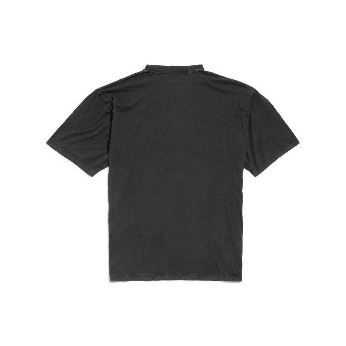NIGO Balenciaga BB ICON STENCIL Men's Summer Fashion Casual Crew Neck Vintage Plain Knit Oversized Loose Fit T-Shirt #nigo78613