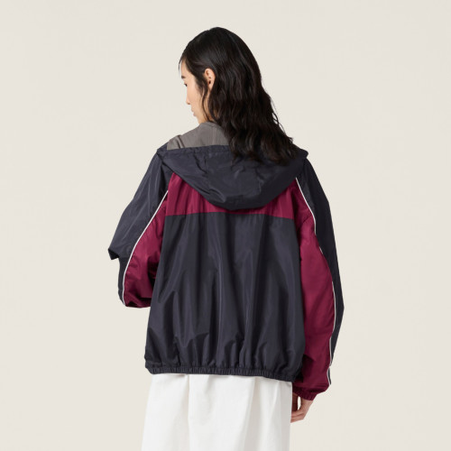 NIGO MiuMiu Women's Spring/Fall Fashion Casual Vintage Striped Color-Blocked Oversized Hooded Zipper Long Sleeve Jacket #nigo78589
