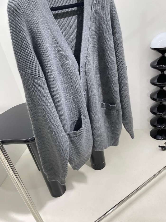 NIGO Balenciaga Men's And Women's Spring/fall Fashion Casual V-neck Single Button Wool Knit Cardigan #nigo78622