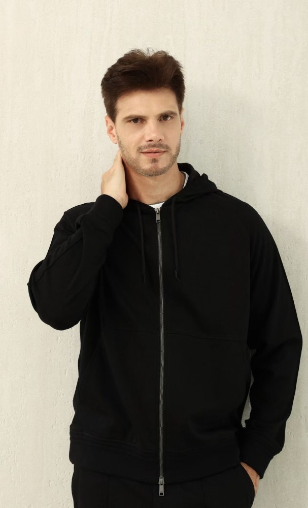 NIGO Ermenegildo Zegna Men's Spring/Fall Zipper Drawstring Hoodie Sweatshirt & Solid-Color Casual Pants Suit Set Ngvp #nigo2352