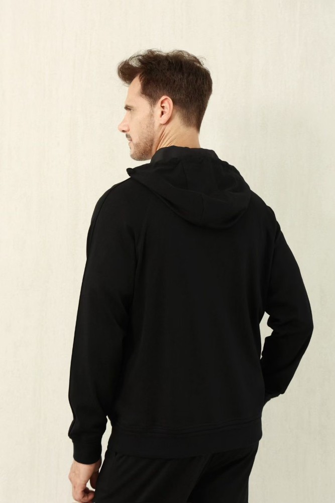 NIGO Ermenegildo Zegna Men's Spring/Fall Zipper Drawstring Hoodie Sweatshirt & Solid-Color Casual Pants Suit Set Ngvp #nigo2352