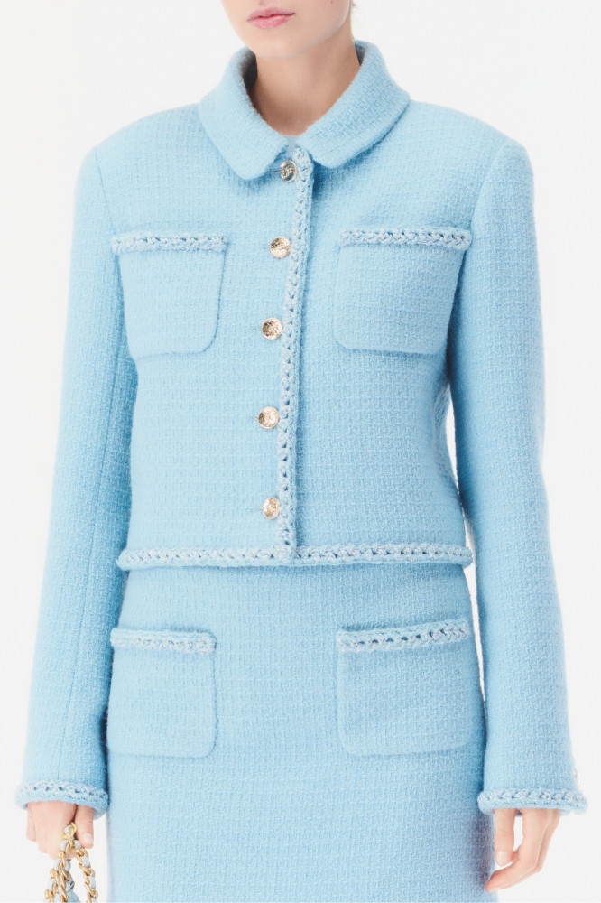 NIGO Chanel Women's Spring/Fall Wool Twill Single-Breasted Lapel Long-Sleeve Jacket Solid-Color Casual Skirt Suit Set Ngvp #nigo2356