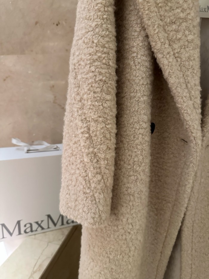 L NIGO MaxMara Women's Autumn And Winter Tie Lapel Casual Loose Solid Color Long Sleeve Coat