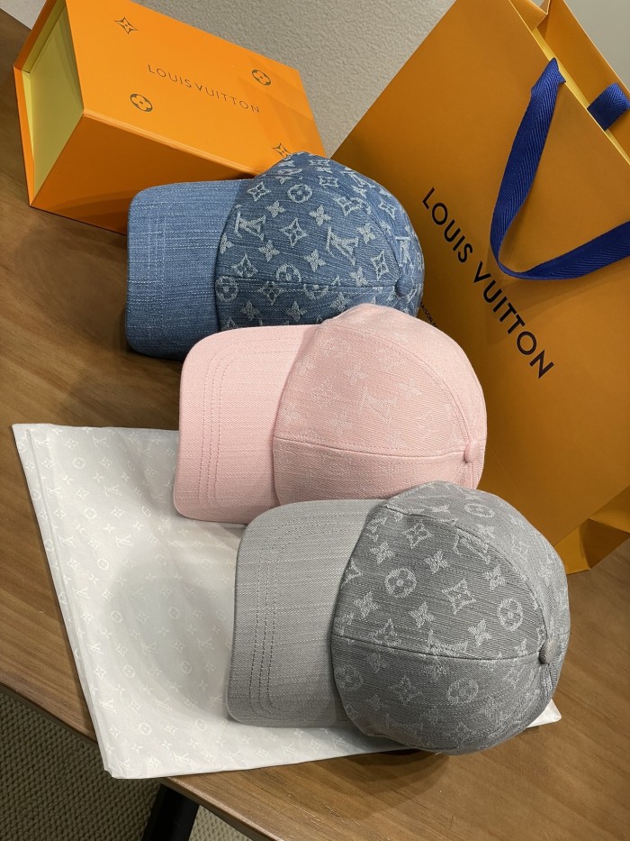NIGO Louis Vuitton Three Baseball Caps Retro Trend Monogram Pattern Fashion Casual Baseball Hat Exquisite Embroidery Cap #nigo81621