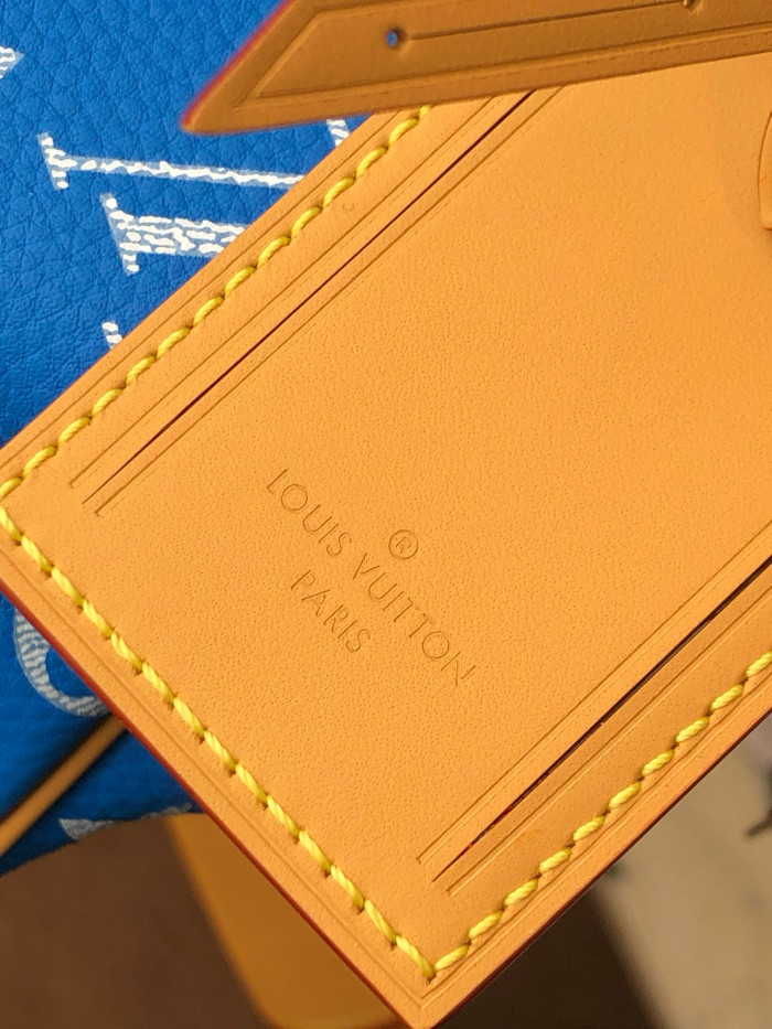 NIGO Louis Vuitton Women's Fashion Classic Sapphire Blue Logo Zipper Closure Leather Shoulder Bag Handbags In Small Medium And Large Sizes Crossbody Bag Bags #nigo78656