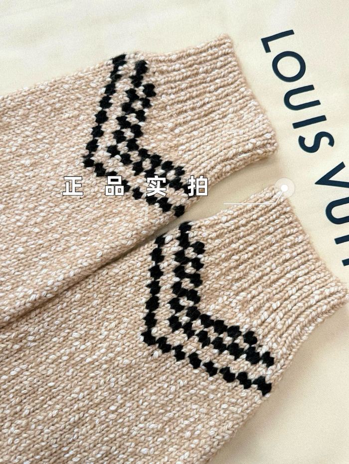 NIGO Louis Vuitton Men's And Women's Fall/Winter Casual Fashion Zipper Print Collared Knit Waist Defining Cardigan Jacket #nigo78668