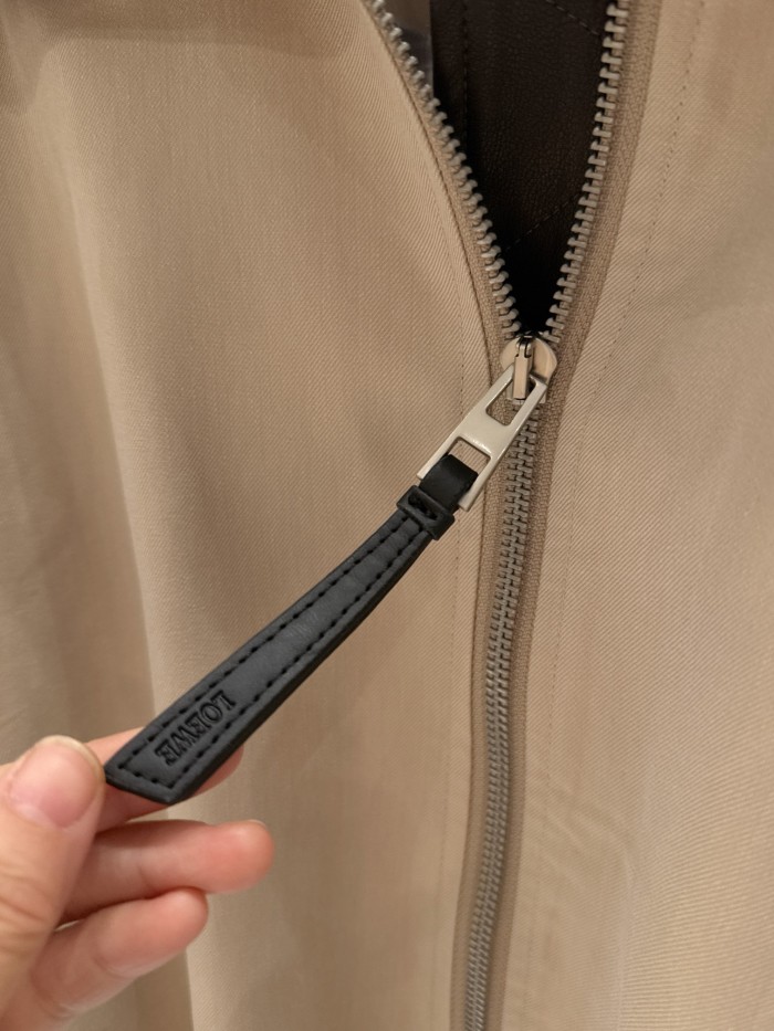 NIGO Loewe Women's Spring/fall Fashion Casual Solid Color Lapel Zipper Short Sleeve Drawstring Jacket With Elastic Waistband Paired With Relaxed Fit Cropped Wide Leg Pants Suit Set #nigo78665