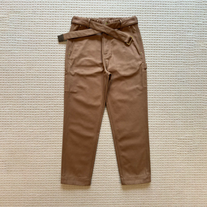 NIGO Carhartt WIP x Sacai  Men's Spring/Fall Fashion Casual Solid Color Relaxed Straight Leg Pants Work Pants #nigo78683