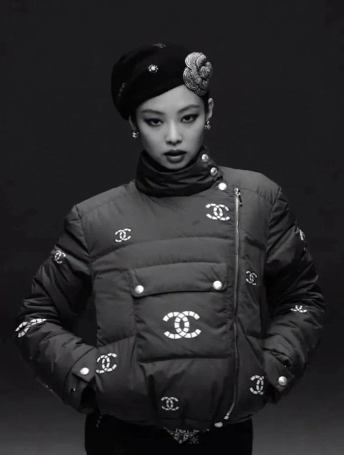 NIGO Chanel Women's Winter Fashion Casual Stand Collar Zipper Solid Color Logo Vintage-Style Goose Down Jacket #nigo78684