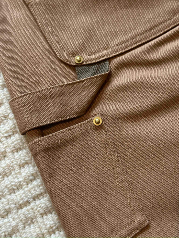 NIGO Carhartt WIP x Sacai  Men's Spring/Fall Fashion Casual Solid Color Relaxed Straight Leg Pants Work Pants #nigo78683