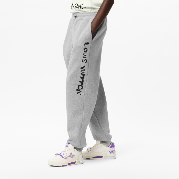 NIGO Louis Vuitton WORKING MAN Men's Spring/Fall Casual Fashion Solid Color Hooded Sweatshirt  Printed Solid Color Relaxed Fit Elastic Waist Pants Suit Set #nigo78693