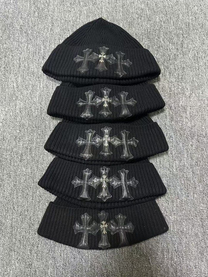 NIGO Chrome Hearts Men's And Women's Spring/Fall Fashion Solid Color Logo Cross Emblem Decorative Hat Accessories #nigo78714