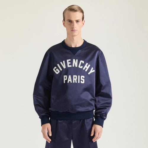 NIGO Givenchy Paris LOGO Men's Spring/Fall Fashion Casual Crewneck Pullover Solid Color Letter Print Patchwork Embroidered Long Sleeve Sweatshirt #nigo78712