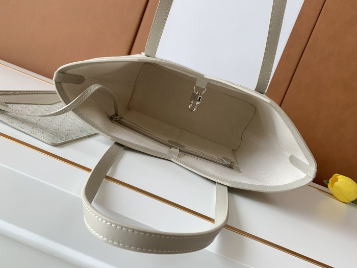 NIGO Moynat M Canvas Women's Classic Fashion Gray Canvas Tote Bag With Hook Closure Dual Use Handle And Shoulder Strap Bag Bags #nigo78699