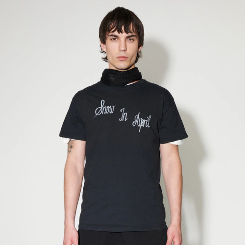 NIGO Our Legacy Men's and Women's Letter Print Summer Crew Neck Short Sleeve Knit Loose-Fit T-shirt Ngvp #nigo2363